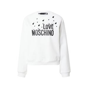 Love Moschino Tréning póló  fehér / fekete