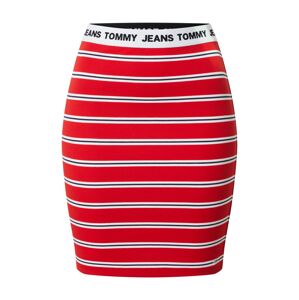 Tommy Jeans Szoknyák  piros / fehér / tengerészkék