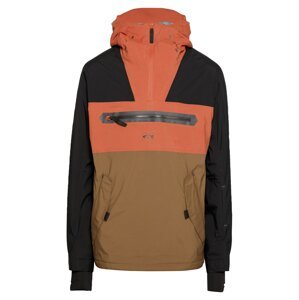 BILLABONG Kültéri kabátok 'QUEST'  fekete / világosbarna / sötét narancssárga
