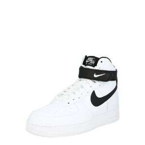 Nike Sportswear Magas szárú edzőcipők 'Nike Air Force 1 '07'  fehér / fekete