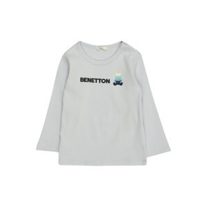 UNITED COLORS OF BENETTON Shirt  világosszürke / tengerészkék / fekete / világoszöld / gitt