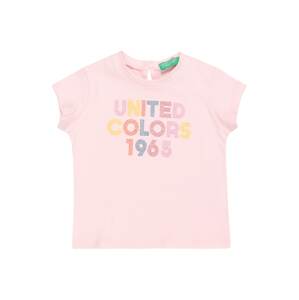UNITED COLORS OF BENETTON Póló  rózsaszín / vegyes színek