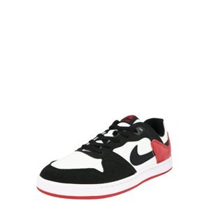 Nike SB Rövid szárú edzőcipők 'Alleyoop'  fehér / fekete / piros