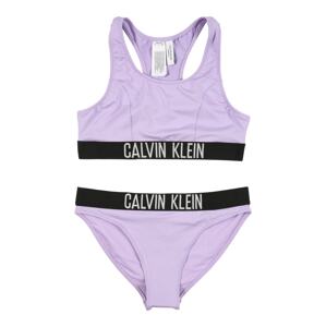 Calvin Klein Swimwear Bikini  levendula / fekete / fehér