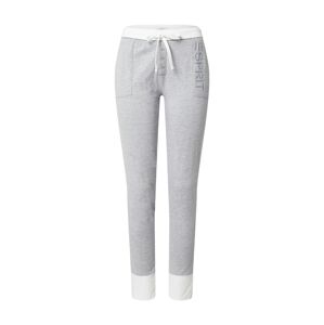 ESPRIT Pizsama nadrágok 'ALDERCY CAS'  szürke / fehér