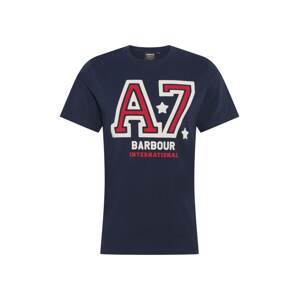 Barbour International Póló 'Legend A7'  tengerészkék / fehér / piros