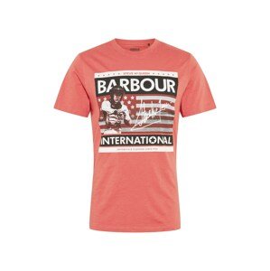 Barbour International Póló 'Time Steve'  lazac / fehér / fekete / szürke