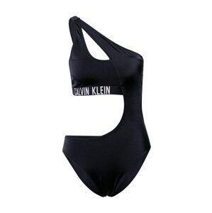 Calvin Klein Swimwear Badeanzug  fekete / fehér