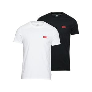LEVI'S ® Póló '2Pk Crewneck Graphic'  piros / fekete / fehér