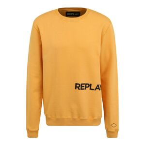 REPLAY Tréning póló  világos narancs / fekete