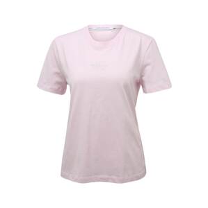 Calvin Klein Jeans Póló  pasztell-rózsaszín / világosszürke