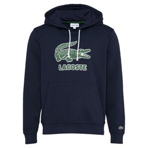 LACOSTE Tréning póló  zöld / fehér / tengerészkék
