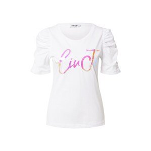 LIU JO JEANS T-Shirt 'MODA'  fehér / rózsaszín