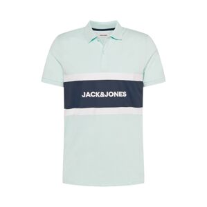JACK & JONES Póló  világoskék / tengerészkék / fehér