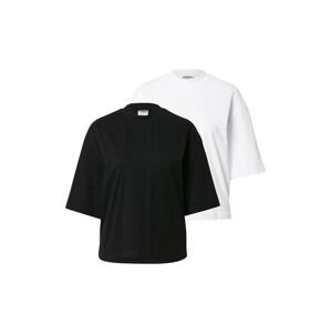 Urban Classics Oversize póló  fekete / fehér