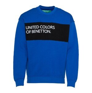 UNITED COLORS OF BENETTON Tréning póló  kék / fekete / fehér