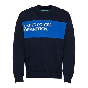 UNITED COLORS OF BENETTON Tréning póló  fehér / kék / tengerészkék