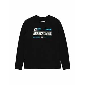 Abercrombie & Fitch Póló  fekete / fehér / türkiz