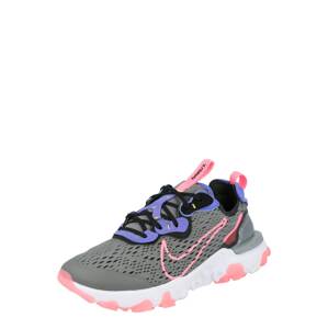 Nike Sportswear Sportcipő 'React Vision'  kő / fekete / világos-rózsaszín / neonlila
