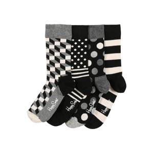 Happy Socks Zokni  fekete / fehér / szürke