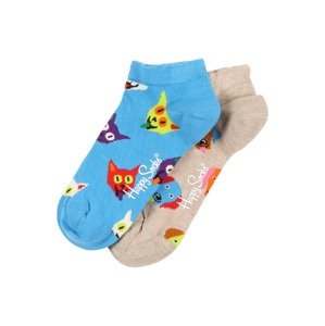Happy Socks Zokni 'Dog & Cat'  sötét bézs / égkék / vegyes színek