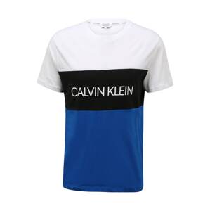Calvin Klein Swimwear Póló  kék / fehér / fekete