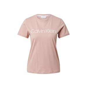 Calvin Klein Póló  fáradt rózsaszín / fehér