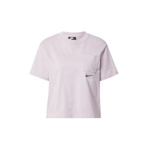 Nike Sportswear Póló  lila / fekete / fehér