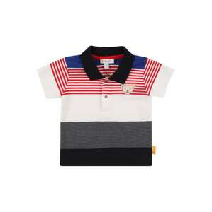 Steiff Collection Póló 'Poloshirt'  tengerészkék / fehér / fekete / szürke / piros