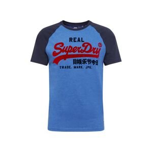 Superdry Póló  kék / sötétkék