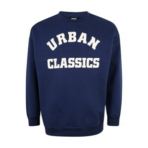 Urban Classics Big & Tall Tréning póló  sötétkék / fehér