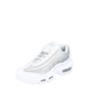 Nike Sportswear Rövid szárú edzőcipők 'AIR MAX 95'  fehér / világosszürke / ezüst