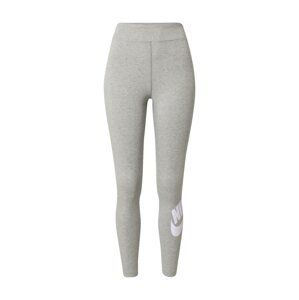 Nike Sportswear Sportnadrágok 'Essential'  szürke melír / fehér