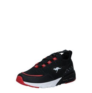 KangaROOS Sportcipő  fekete / fehér / piros