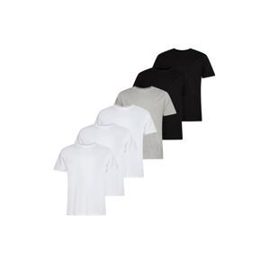 Urban Classics Póló  szürke melír / fekete / fehér