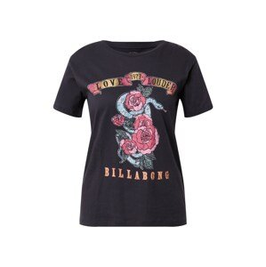 BILLABONG Shirt 'LAZY DAYS'  fekete / világoskék / rózsaszín / rózsaszín / sárga