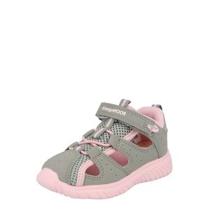 KangaROOS Nyitott cipők  bazaltszürke / világos-rózsaszín