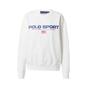 POLO RALPH LAUREN Tréning póló  fehér / galambkék / piros