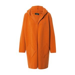 Zwillingsherz Kötött kabát 'Annabell'  sötét narancssárga