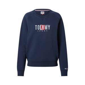 Tommy Jeans Tréning póló  tengerészkék / fehér / rózsaszín