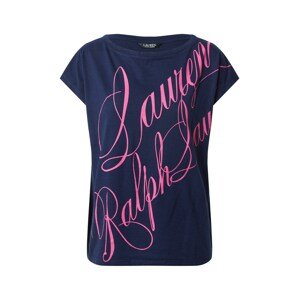 Lauren Ralph Lauren Póló 'Grieta'  tengerészkék / rózsaszín