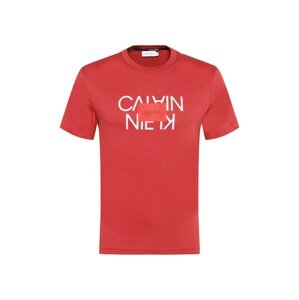 Calvin Klein Póló  piros / fehér / fekete