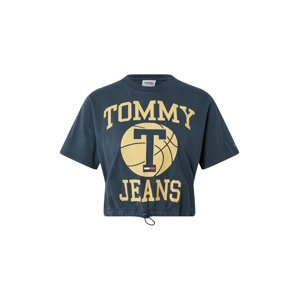 Tommy Jeans T-Shirt  világos sárga / fehér / piros / galambkék
