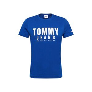 Tommy Jeans Póló  kobaltkék / fehér