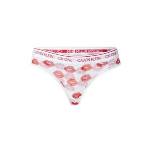 Calvin Klein Underwear String bugyik  piros / fehér