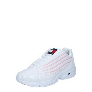 Tommy Jeans Rövid szárú edzőcipők  fehér / világos-rózsaszín / piros / sötétkék
