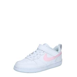 Nike Sportswear Sportcipő 'COURT BOROUGH'  fehér / világos-rózsaszín