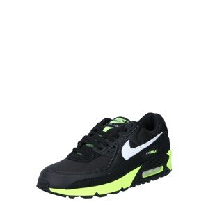 Nike Sportswear Rövid szárú edzőcipők 'Nike Air Max 90'  citromzöld / fekete