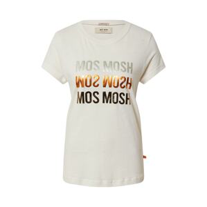 MOS MOSH Póló 'Mavis'  természetes fehér / ezüst / bronz / réz