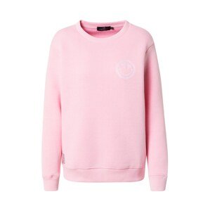 Zwillingsherz Sweatshirt 'Sarina'  világos-rózsaszín / fehér